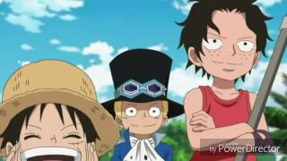 《One piece》繼承你的意志 跟隨著你們背後長大的我amv