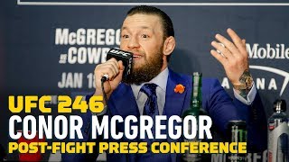UFC 246: Conor McGregor Post-Fight Press Conference - MMA Fighting