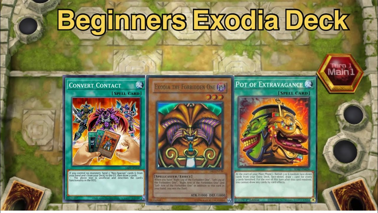 Beginners Exodia Deck - Yu-Gi-Oh Master Duel - YouTube