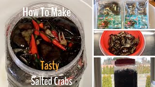 How to Make Delicious Salted Crabs | Khmer Style