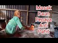 Santo Sapi is live! Masak Daun Pepaya Anti Pahit 100% Berhasilu