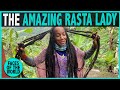 The Rasta Lady (her dreadlocks touch the floor!)