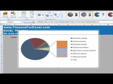Excel Tip: Bar of Pie Chart Excel Tip: Bar of Pie Chart