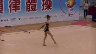 102年全運會韻律體操Rhythmic Gymnastic林歆崴_彩帶