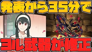 ヨルのアシスト修正がキタ！フォージャー家がどう考えても環境最強！SPY×FAMILYコラボ！【パズドラ】