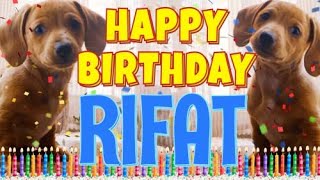 Happy Birthday Rifat! ( Funny Talking Dogs ) What Is Free On My Birthday