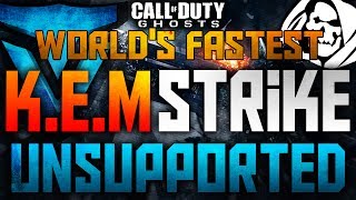 Call Of Duty Ghosts: WORLD'S FASTEST K.E.M. STRIKE UNSUPPORTED (67 Seconds KEM XBOX Core Gameplay)