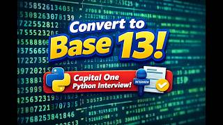 Base 13 Conversion — Capital One Python Interview Question (Step-by-Step)