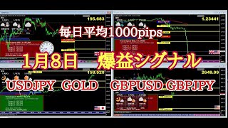 爆益FXシグナルインジケーターで毎日1000PIPS