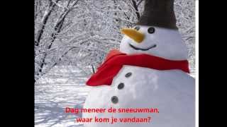 Dag meneer de sneeuwman