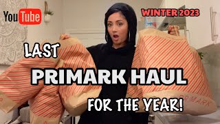 LAST PRIMARK HAUL FOR THE YEAR | WINTER 2023 #dailyvlogs #dayinthelife
