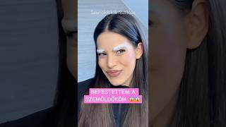 OTTHONI SZEMÖLDÖK LAMINÁLÁS ÉS FESTÉS CSENGÉSEN🤭🥰 #reklámnakminősülőtartalom #magyar #eyebrows