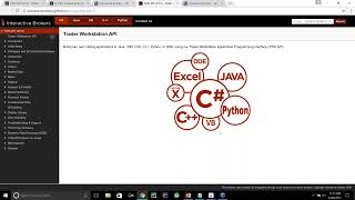 Interactive Brokers Webinar on How to Link Trader Workstation to Microsoft Excel