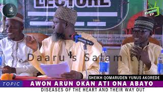 AWON ARUN OKAN ATI ONA ABAYO RE || FADILATUL SHEIKH QOMARUDEN YUNUS AKOREDE HAFIZOHULLOH