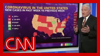 25 states see an increase in new coronavirus cases