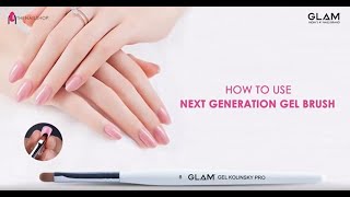 How to use Glam Pro Gel Brush No 08 | The Nail Shop