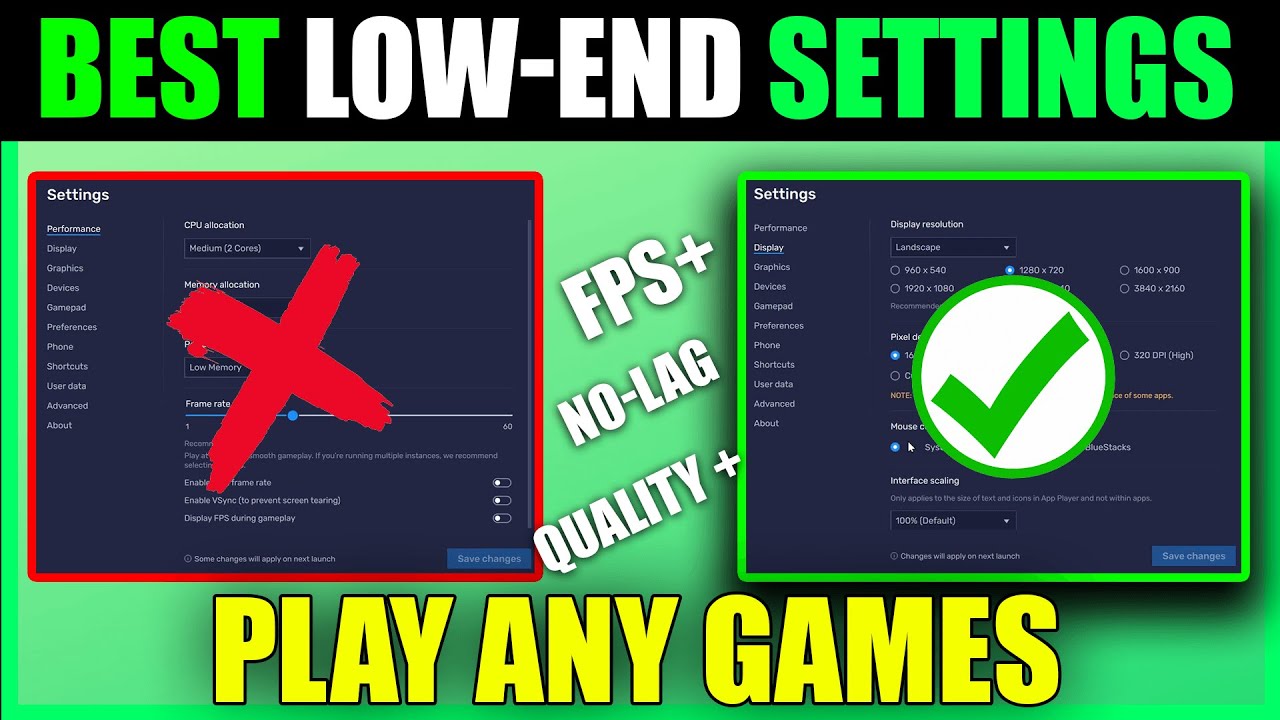 Ultimate Best BlueStacks Settings For Low End Pc, BlueStacks 5 Lag Fix ...