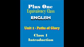Plus One Equivalency Class  - English