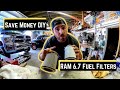 WATCH THIS FIRST! || How To Change BOTH Fuel Filters RAM 6.7 Cummins || RV Living