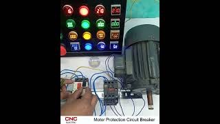 MPCB Connection with Three Phase Induction Motor #shorts #youtubeshorts #shortsfeeds