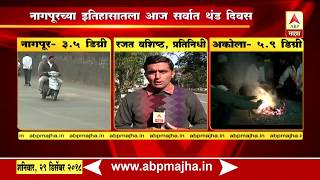 Nagpur Shivers | नागपूरच्या इतिहासातला आज सर्वात थंड दिवस | ब्रेकफास्ट न्यूज | एबीपी माझा