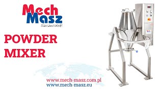 Dry powder mixer - Mieszalnik produktów sypkich - cone dry powder mixer - MECH-MASZ Szczeciński