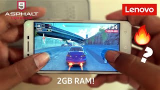 Asphalt 9 on 2GB RAM 🥺 | Lenovo Vibe K5