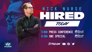 Nick Nurse Sixers introductory press conference | Today at 3p