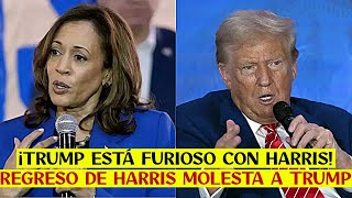 ¡NOTICIAS de ÚLTIMA HORA! ¡Trump ESTALLA de IRA tras la IMPACTANTE Reaparición de Kamala!