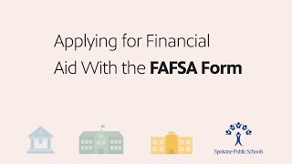 Applying for financial aid with FAFSA form.