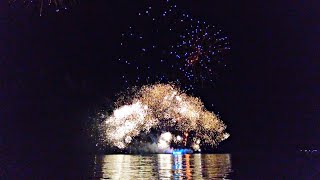 Look! This is BORACAY White Beach on New Years eve Beautiful fireworks 🎆