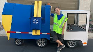 How To Make Our Toy Garbage Truck!
