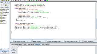 Java: Select from Database