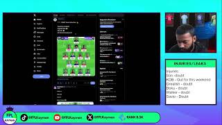 FPL GAMEWEEK 10 DEADLINE STREAM | RANK 4K | HAALAND OUT SALAH IN?