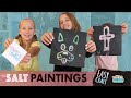 Raised Salt Painting | Easy Summer Craft for Kids