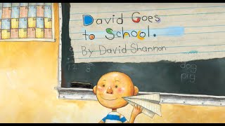 David Goes to School | David Shannon | No, David Series | Animated Book | Kids Stories| School Rules