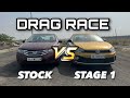 VW VIRTUS STAGE 1 VS HONDA CITY DRAG RACE 🚀