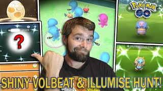 SHINY VOLBEAT \u0026 ILLUMISE HUNT! WOBBUFFET SPOTLIGHT HOUR! (Pokemon GO Buddy Event)