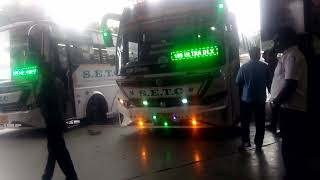 CHENNAI - KUTTAM ஆனந்தபறனவ H189 SETC Super fast bypass rider in CMBT bus terminal