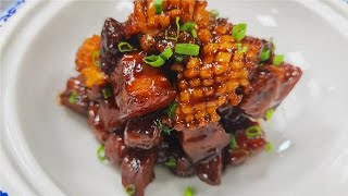 大厨分享：“鲍鱼红烧肉”的家常做法，操作简单又好吃！【美食厨房席艾猛】