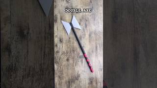 DOUBLE AXE ORIGAMI TUTORIAL WEAPON CRAFT STEP BY STEP | HOW TO FOLD PAPER AXE ORIGAMI WORLD TUTORIAL