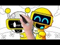 how to color incredibox sprunki ganrold repairs funbot Сoloring for fun