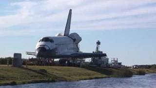 Space Shuttle Atlantis Towed From Runway After Landing On STS-129