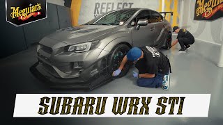 Subaru WRX STI Varis Widebody Car Wash \u0026 Detail for upcoming Car Show with Meguiar’s