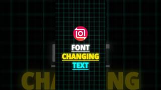 InShot | Font Changing Text Tutorial 🍃 | #inshot