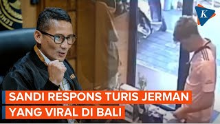 Tanggapan Sandiaga Uno soal Turis Jerman Pamer Alat Vital di Bali