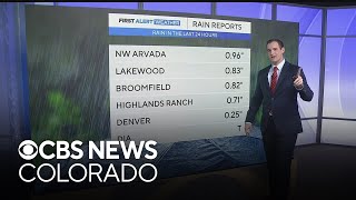 Impressive Christmas Day rain totals across Denver