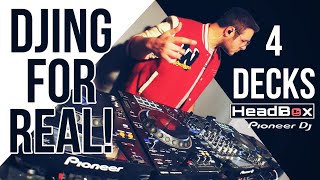 4 Decks mix - DJING FOR REAL! Martin Ikin, The Weekend, Tita Lau, David Guetta- TECH HOUSE mix