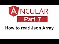 How to read Json Array Angular