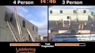 NIST - 4 Firefighter vs. 3 Firefighter Engine Company Operations